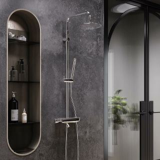 Душевая стойка Damixa Scandinavian Pure 936760000 с термостатом Хром